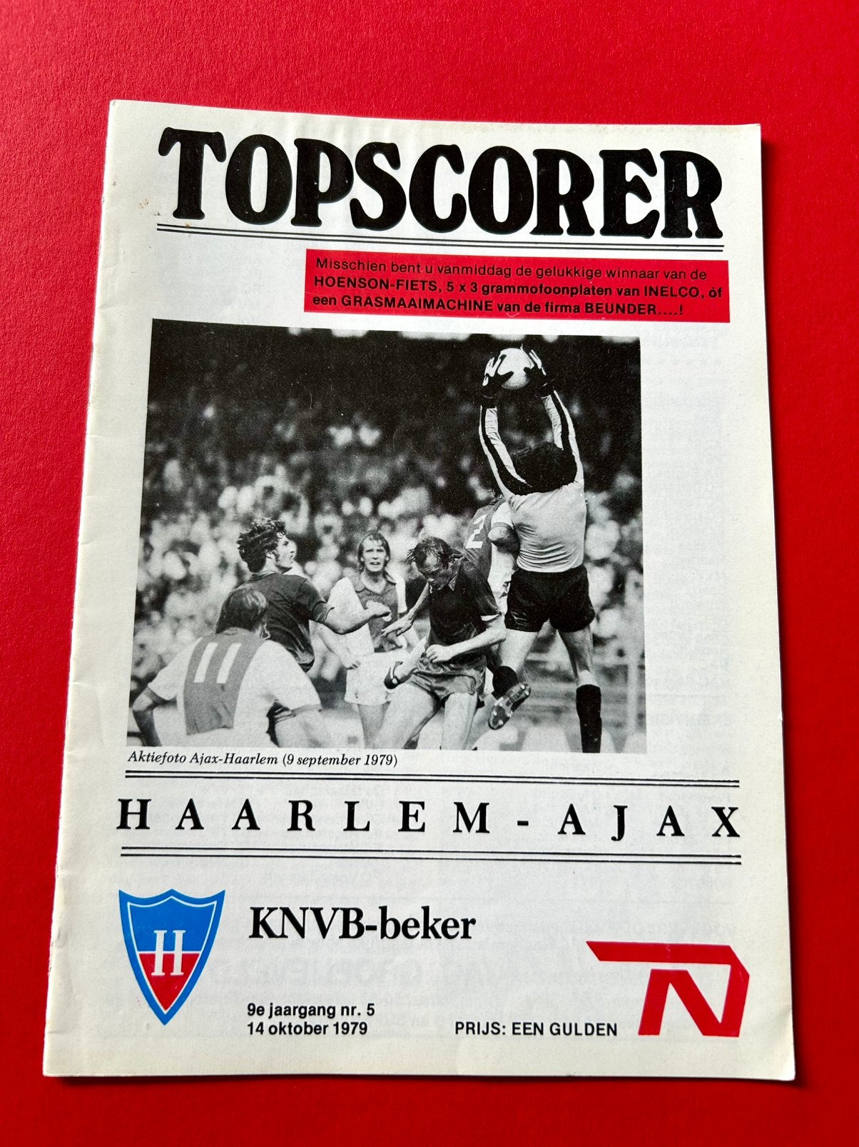 programma 1979 HFC HAARLEM-AJAX Knvb beker, Verzenden, Gebruikt, Ajax