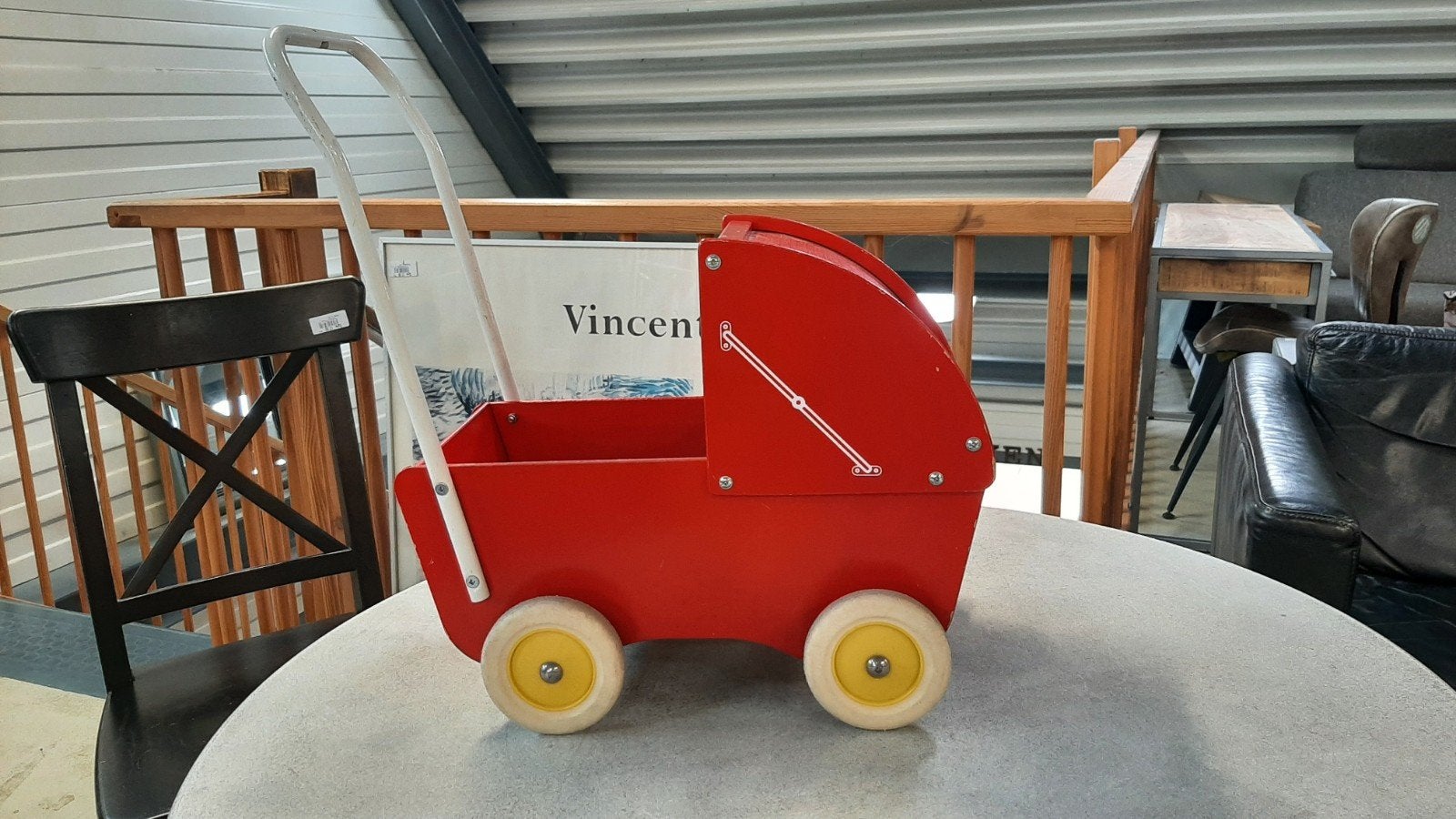 Houten poppenwagentje van Micki, Kinderen en Baby's, Ophalen