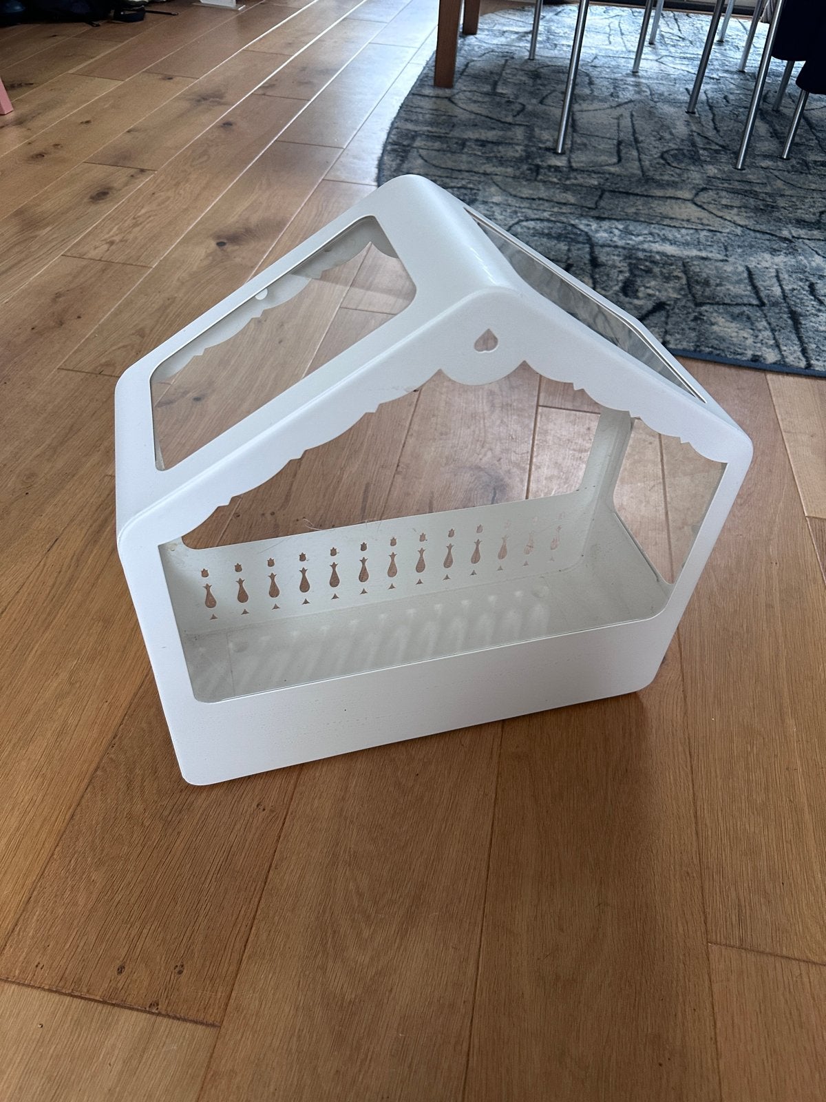 IKEA PS 2014 Kasje/Mini Serre, Gebruikt, Ophalen of Verzenden, Wit, Metaal