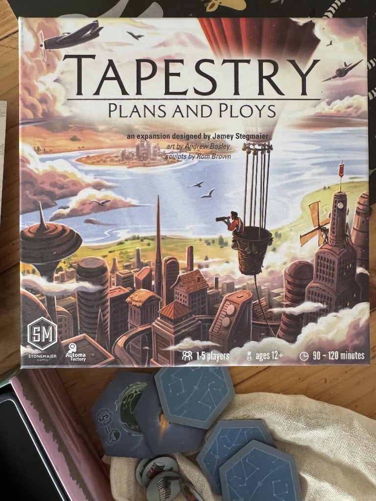 Tapestry: Plans and Ploys uitbreiding - Stonemaier - als nie, Hobby en Vrije tijd, Gezelschapsspellen | Bordspellen, Vijf spelers of meer