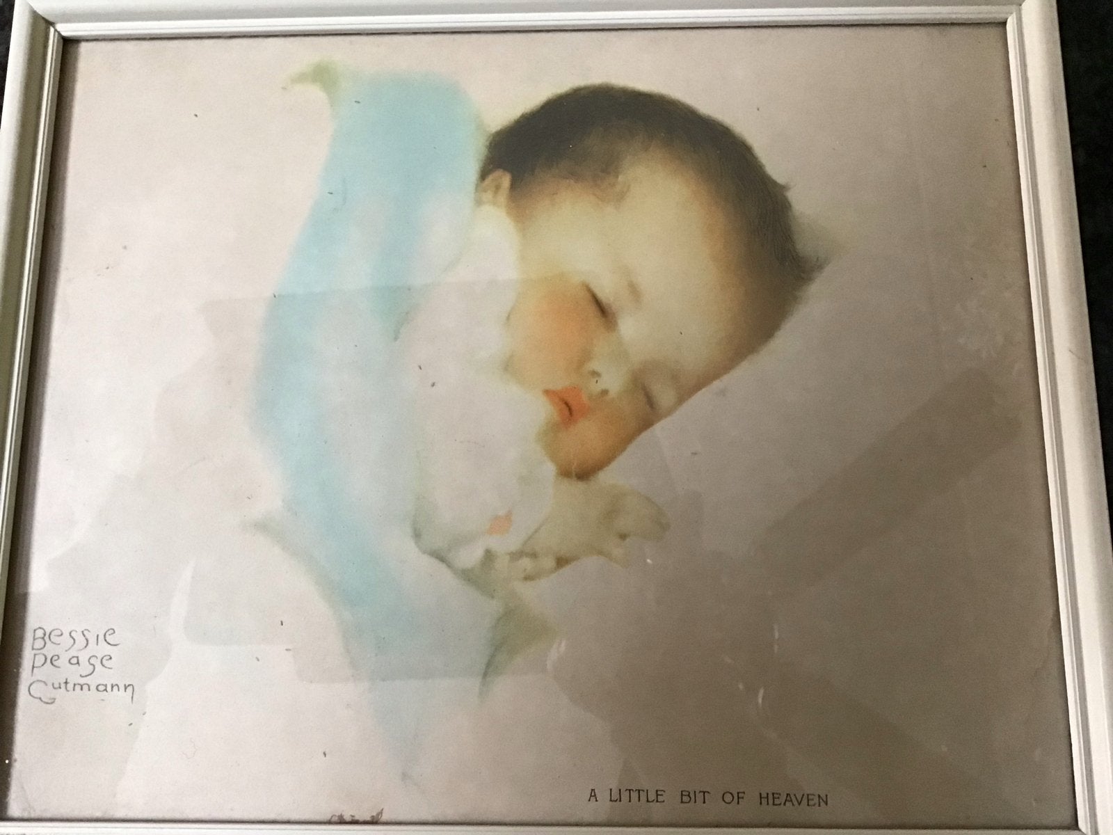2x Vintage Bessie Pease Gutmann Prints - Baby Art, Gebruikt, Oorspronkelijke maker, Ophalen of Verzenden, Print