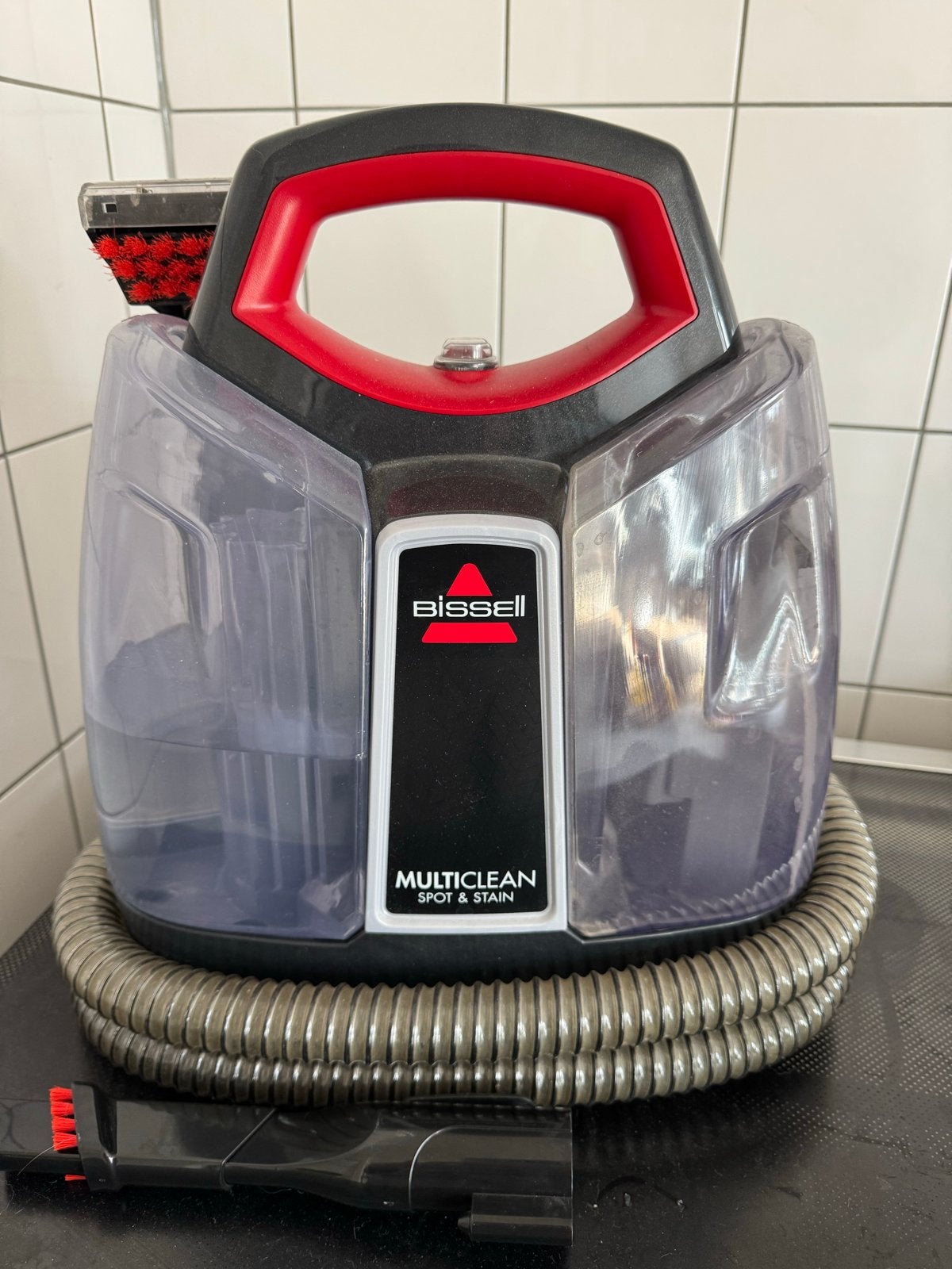 Bissell MultiClean Spot & Stain inclusief alle opzetstukken, Witgoed en Apparatuur, Ophalen, Gebruikt, Vloerreiniger, Reservoir