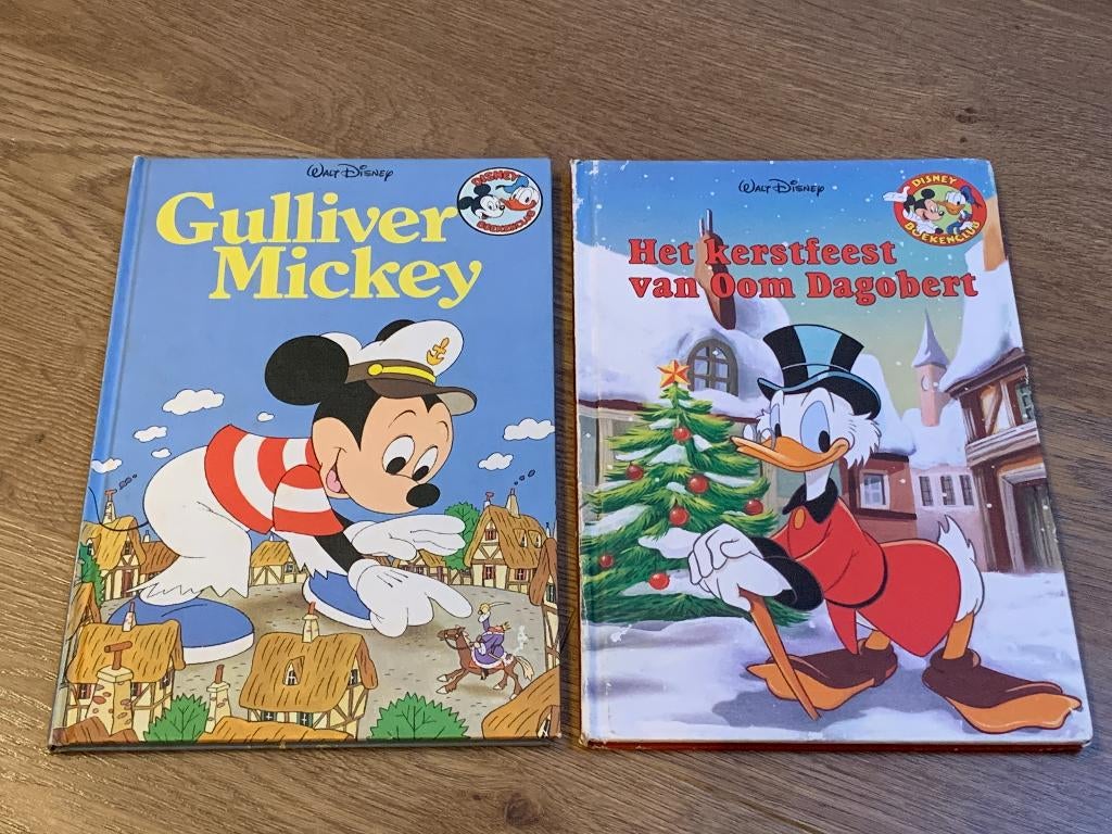 Disney Boekenclub: Gulliver Mickey / Kerstfeest Oom Dagobert, Ophalen of Verzenden, Gelezen, Disney, Sprookjes