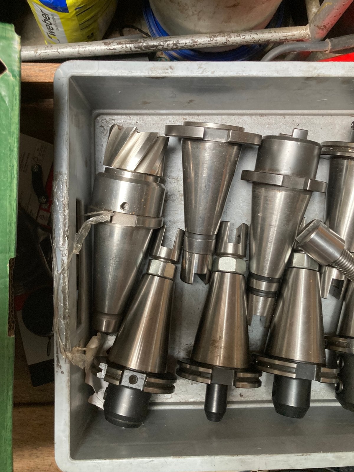 Frees en boorhouders SK 50, Ophalen, Gebruikt