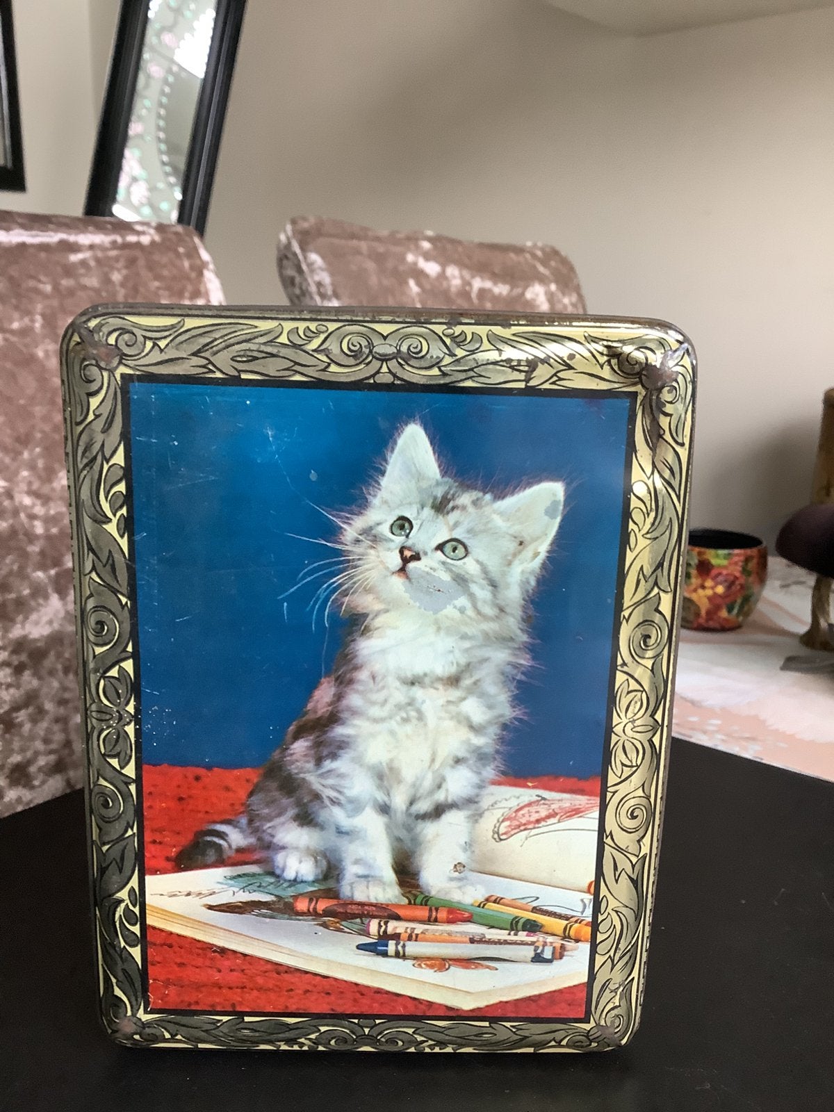 Vintage Kattenblik, Ophalen of Verzenden, Gebruikt