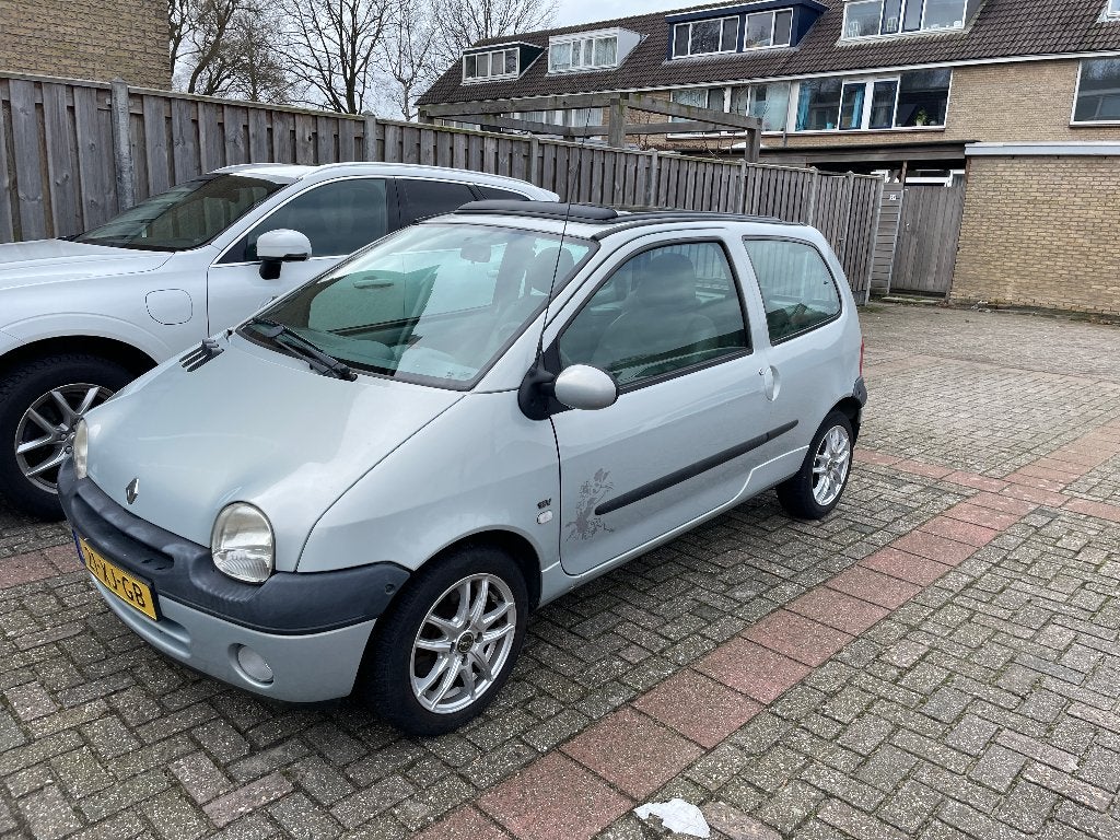 Mooie Renault Twingo 1.2 55KW Familiale AUT 2007 Grijs, Auto's, Renault, Twingo, Beige, 4 cilinders, 4 stoelen