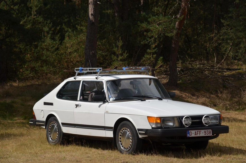 Saab 900 2.0 GL, Voorwielaandrijving, 4 cilinders, Wit, Origineel Nederlands
