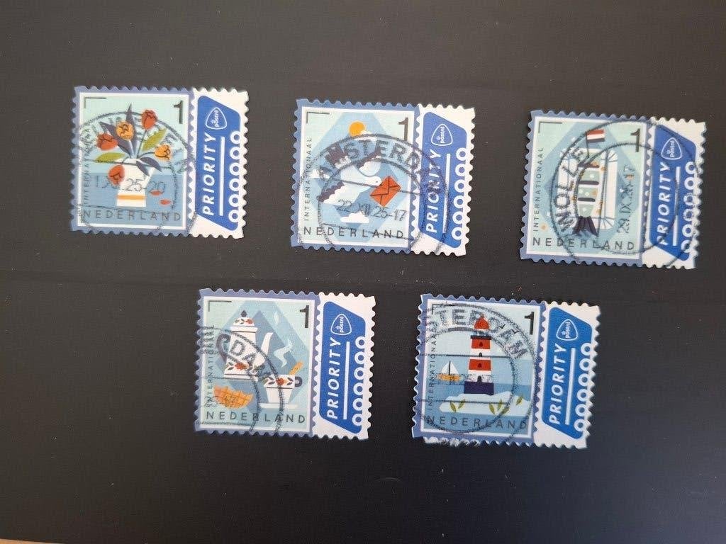 postzegels, Postzegels en Munten, Postzegels | Nederland, Verzenden, Na 1940, Gestempeld