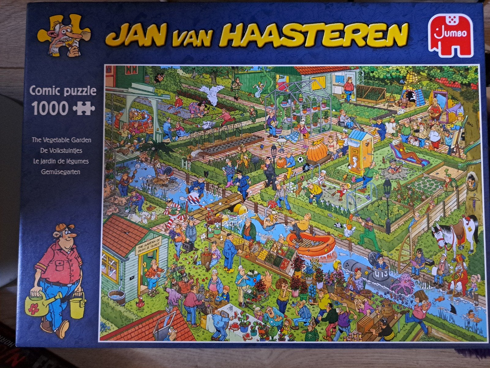 Jan van Haasteren Volkstuintjes, Hobby en Vrije tijd, Ophalen, 500 t/m 1500 stukjes, Zo goed als nieuw