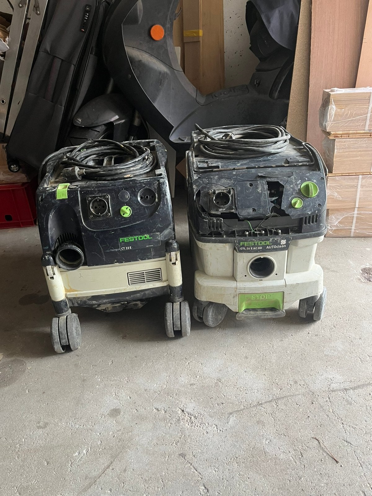 Festool stozuiger defect. 2x, Doe-het-zelf en Verbouw, Ophalen, Gebruikt