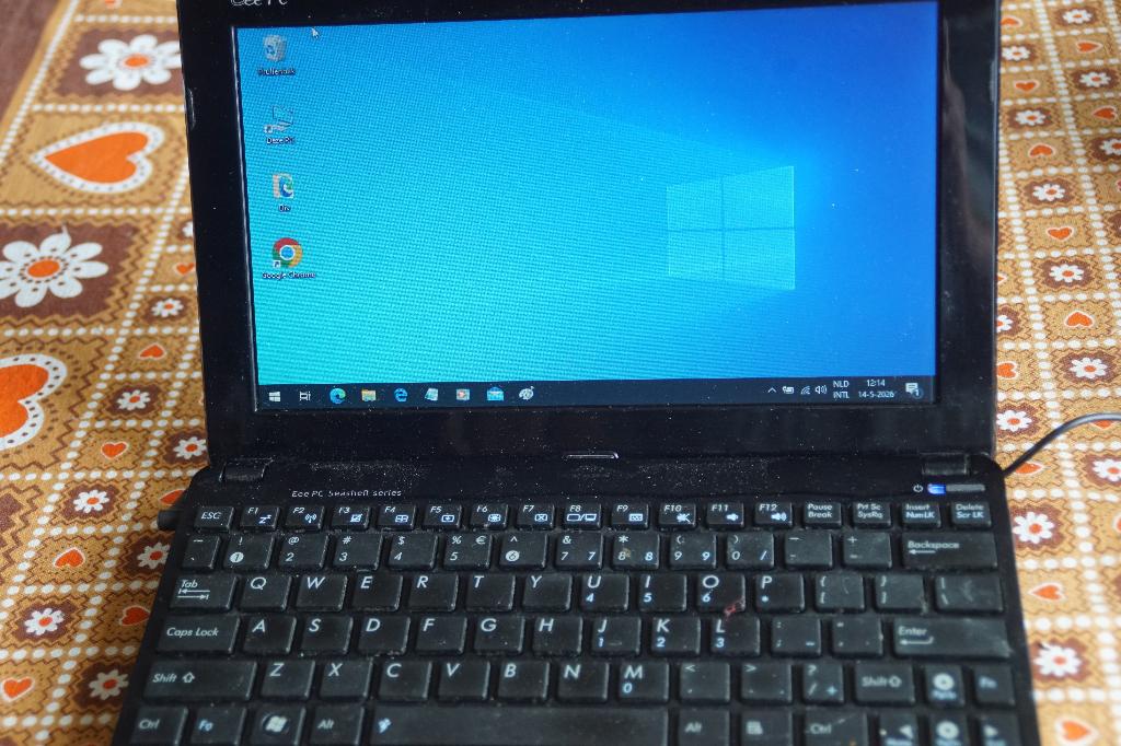 Asus Eee PC (Seashell), Computers en Software, Windows Laptops, Ophalen, HDD, Qwerty, 10 inch of minder