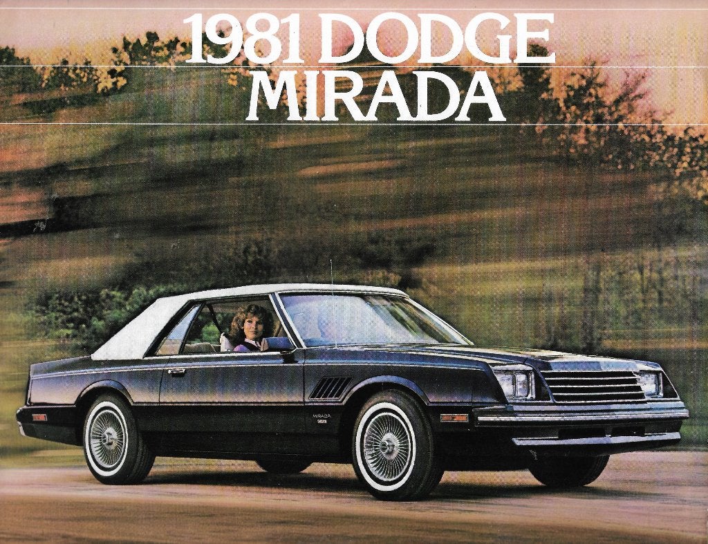 Brochure DODGE Mirada, 1981 (USA), Ophalen of Verzenden, Zo goed als nieuw, Overige merken, Dodge