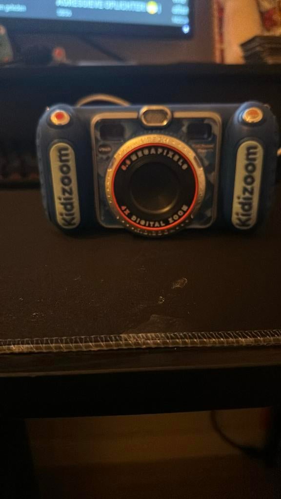 VTech Kidizoom Duo DX Kinder Camera - Blauw, Gebruikt, Compact, Ophalen of Verzenden, Overige Merken