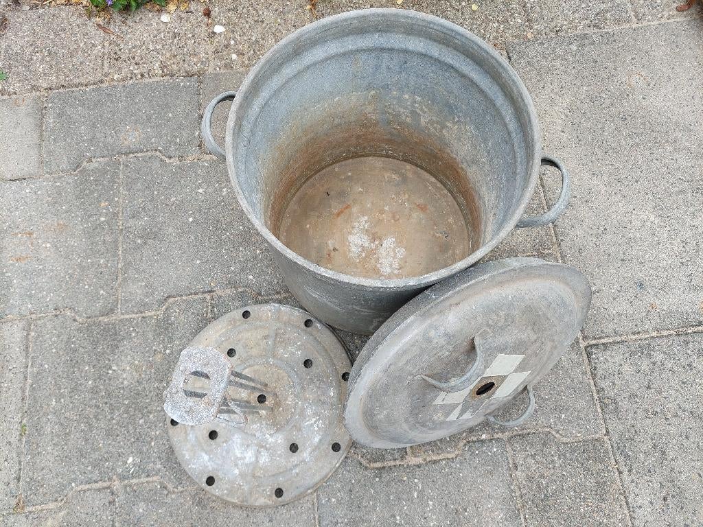 Zinken weckketel, Antiek en Kunst, Ophalen