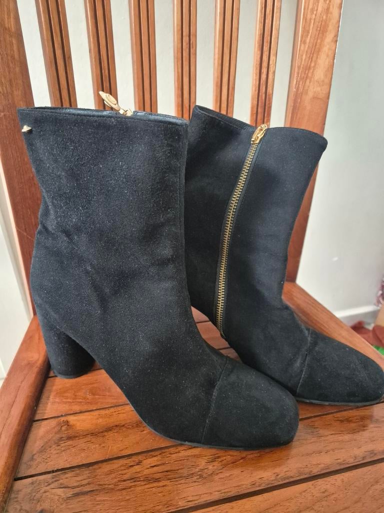 Fabienne Chapot enkellaarzen maat 40, Kleding | Dames, Schoenen, Zo goed als nieuw, Lage of Enkellaarzen, Zwart, Ophalen of Verzenden