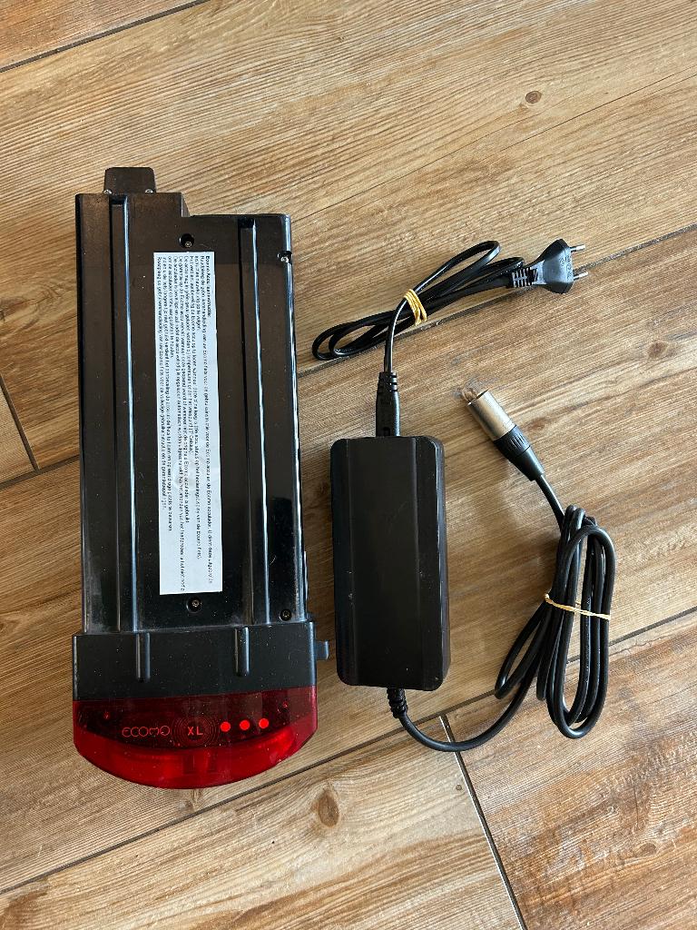 Ecomo XL accu, Ophalen, Gebruikt