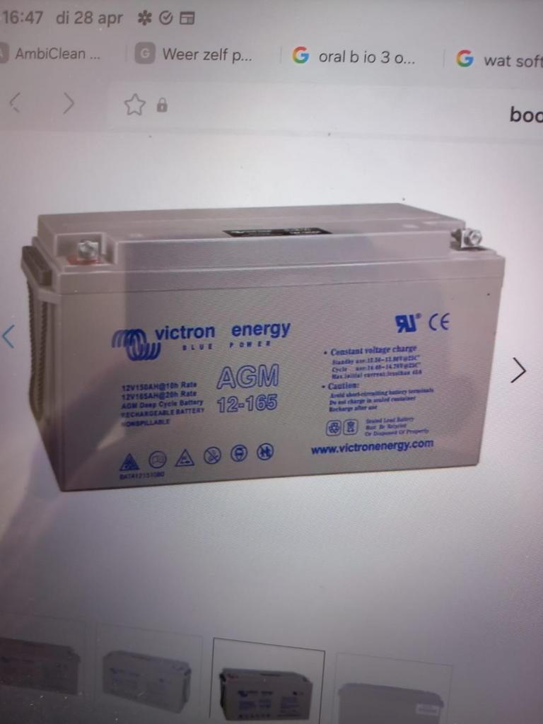 Deep Cycle Accu - 12V 150Ah/165Ah - Zeer Goede Staat, Auto-onderdelen, Accu's en Toebehoren, Ophalen