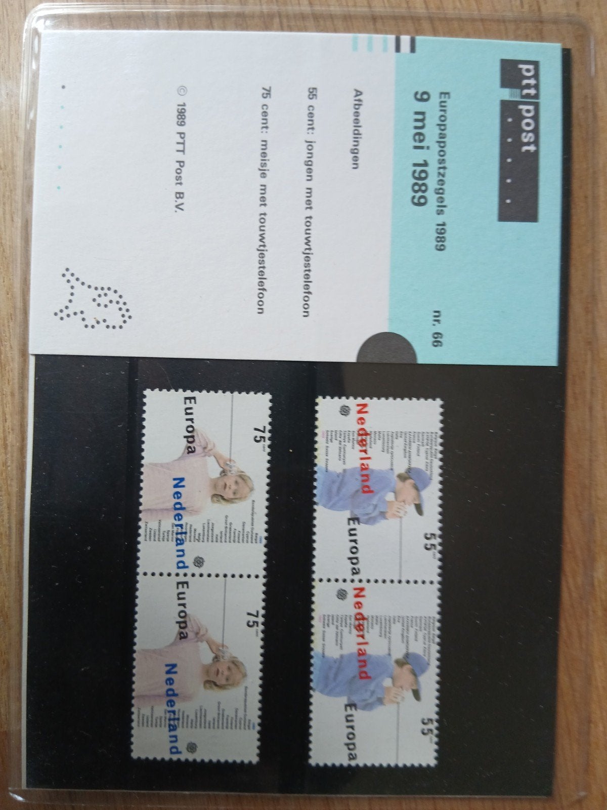 Europa-CEPT-postzegels 1989 PTT Post, Ophalen of Verzenden, Na 1940, Postfris