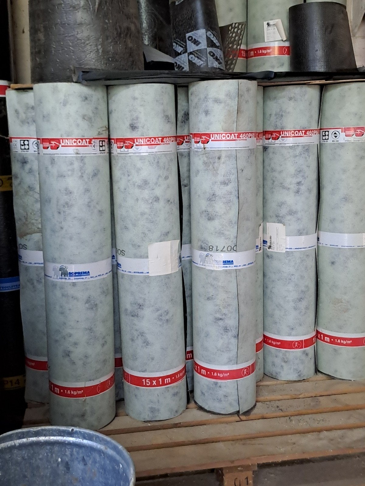 Unicoat suprematie  460P60 Dakleer Rollen - Nieuw, Ophalen, Overige materialen, Zwart, Nieuw