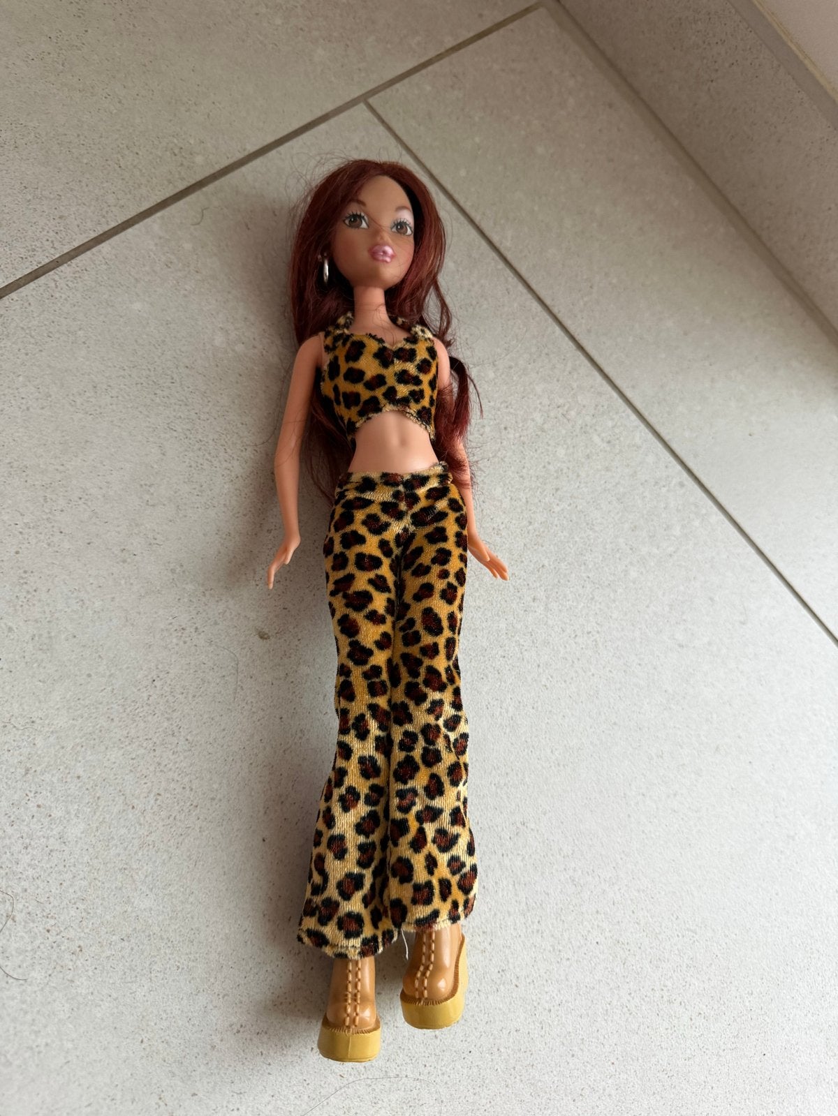 Modepop met Luipaardprint Outfit, Ophalen of Verzenden, Gebruikt, Overige typen