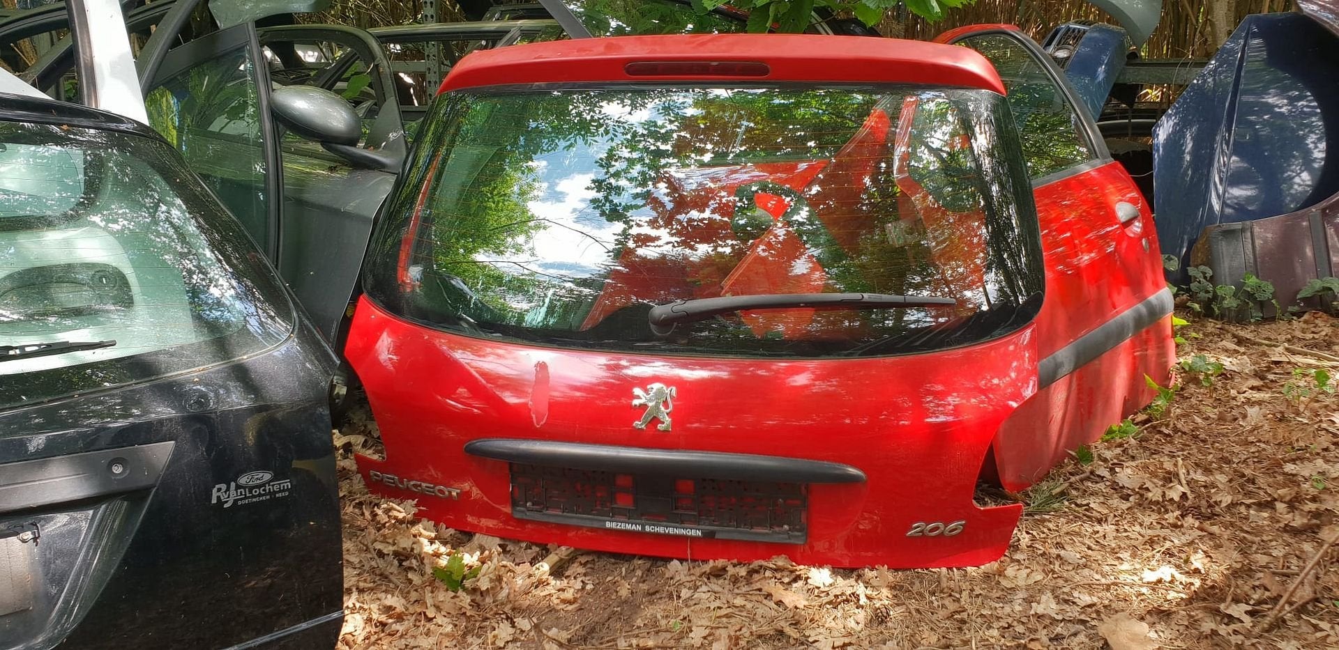 PEUGEOT 206 HB ACHTERKLEP BJ 98 TOT 2007, Gebruikt, -, Ophalen of Verzenden, Achter