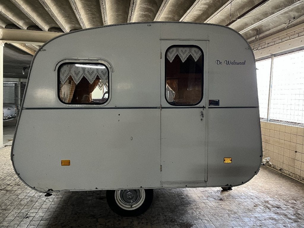 Klassieke Caravan PAF - rond 1960, Overige merken, 500 - 750 kg, Openslaande ramen, Tot 4 meter