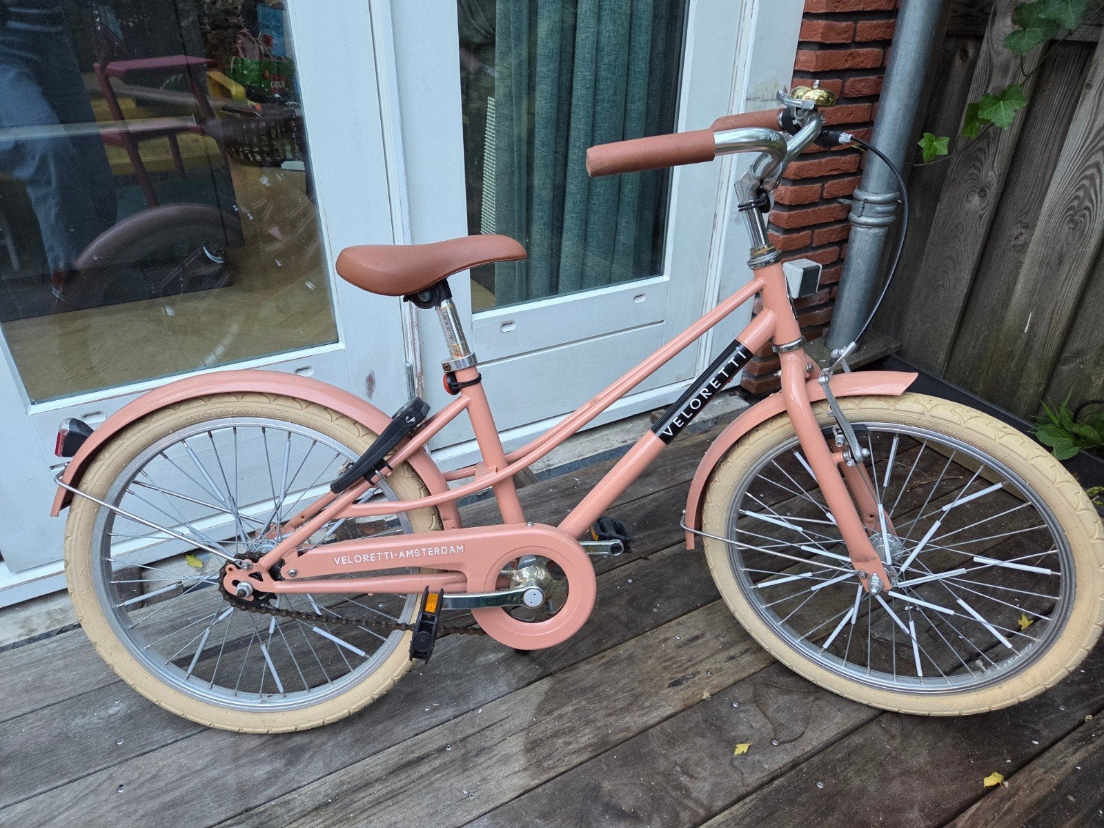 Veloretti Kinderfiets Roze - 20 inch, Ophalen, Gebruikt, Veloretti, Terugtraprem