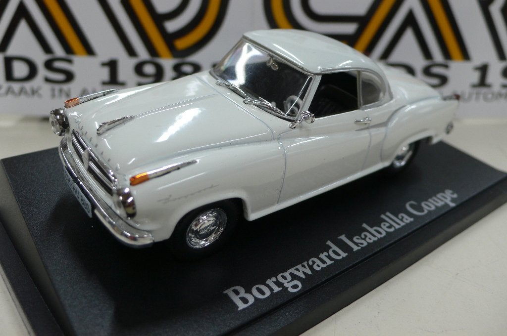 borgward isabella coupe 1/43-OERDEGELIJKE DUITSE SPORTWAGEN, Verzenden, Nieuw, Auto, Overige merken