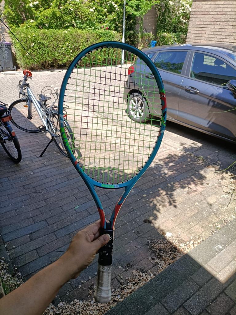 Head Novak 23 tennisracket met hoes, Ophalen, Gebruikt, L00, Head