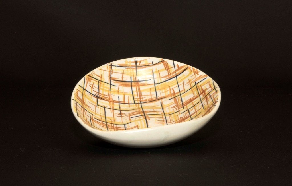 Vintage Zenith Gouda decor "POLKA" schaaltje, Ophalen of Verzenden