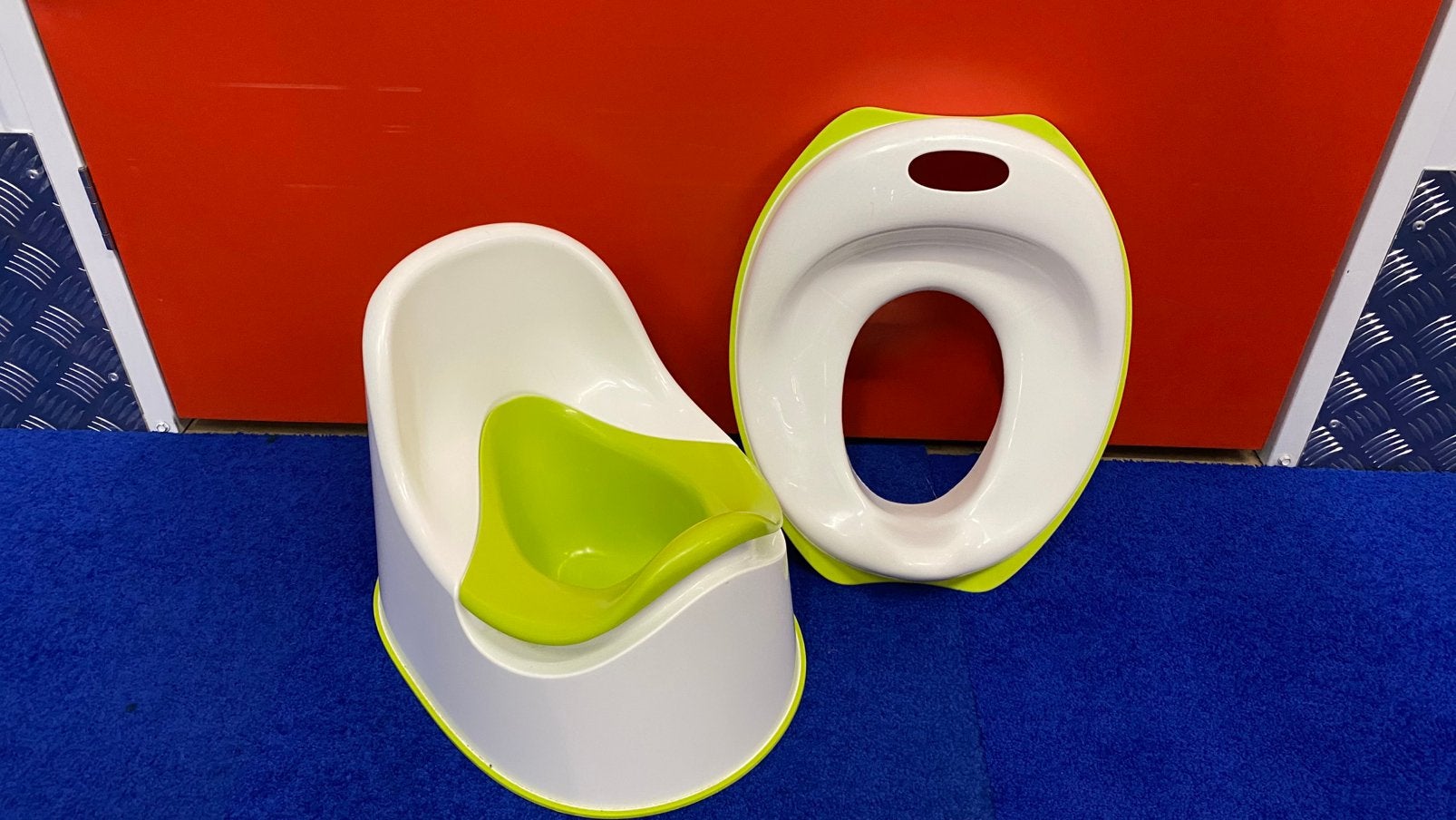 Zindelijkheidstraining-set, Ophalen