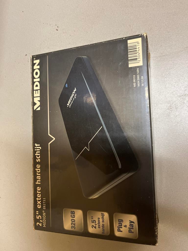 Medion Drive-n-go 320GB 2.5" Externe Harde Schijf, Ophalen of Verzenden, Zo goed als nieuw