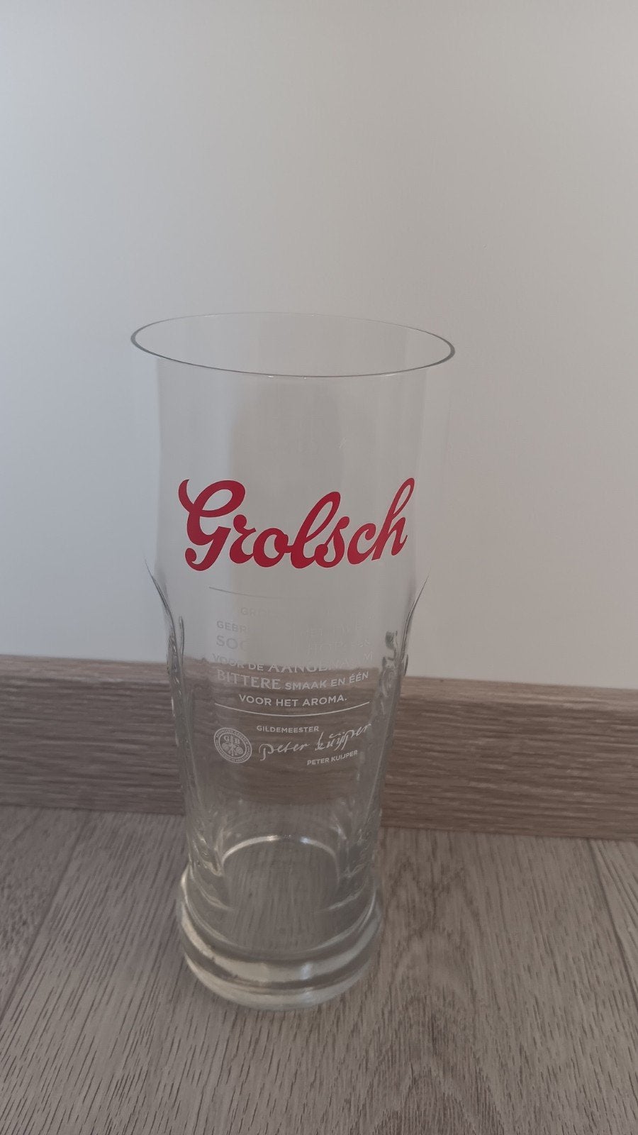 grolsch glas export 0,5L, Verzamelen, Ophalen of Verzenden, Nieuw, Glas of Glazen, Grolsch