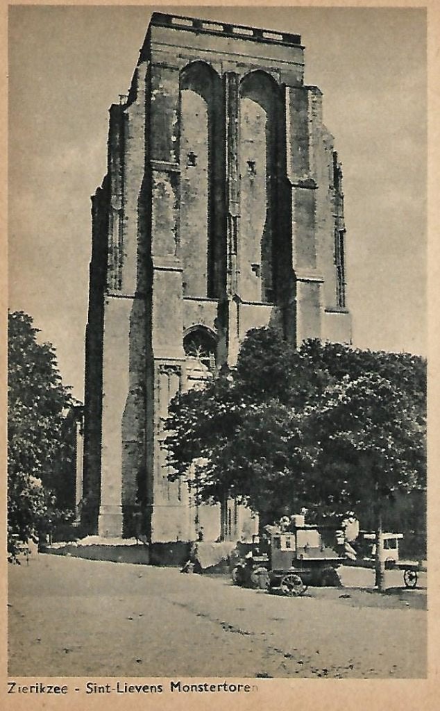 Zierikzee- -Sint Lievens Monstertoren., Verzenden, 1940 tot 1960, Ongelopen, Zeeland