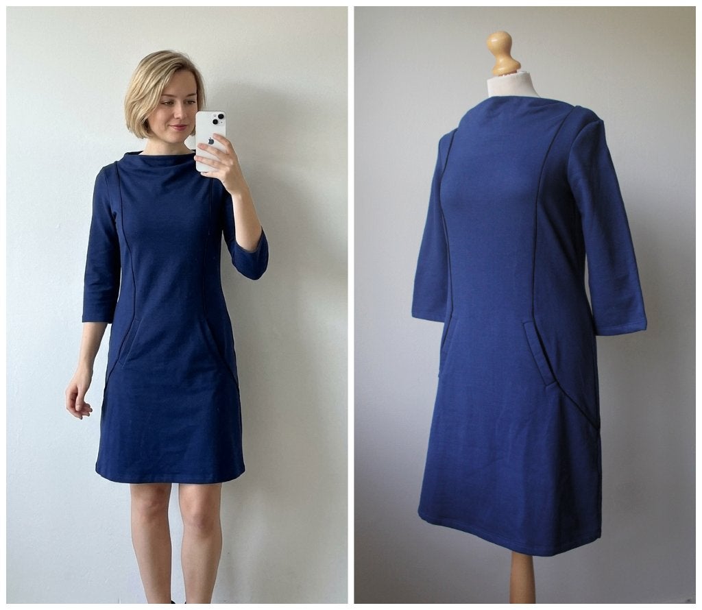 Who's That Girl - NIEUW / fijne jurk blauw - maat S, Kleding | Dames, Who's That Girl, Nieuw, Maat 36 (S), Boven de knie
