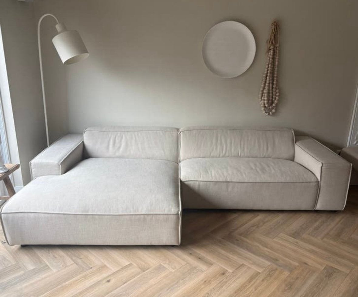 ZGAN COMFY ELEMENTENBANK IN BEIGE KLEUR, Ophalen, Zo goed als nieuw, Stof