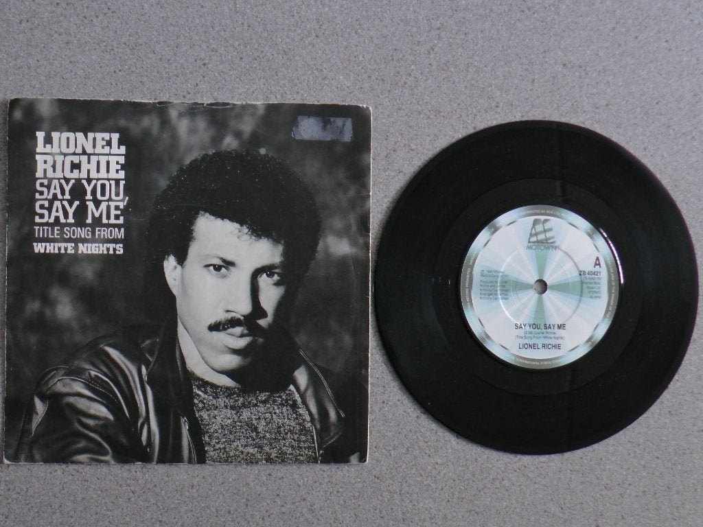 Lionel Richie - Say you say me VINYL SINGLE, Gebruikt, 7 inch, Pop, Fotohoes