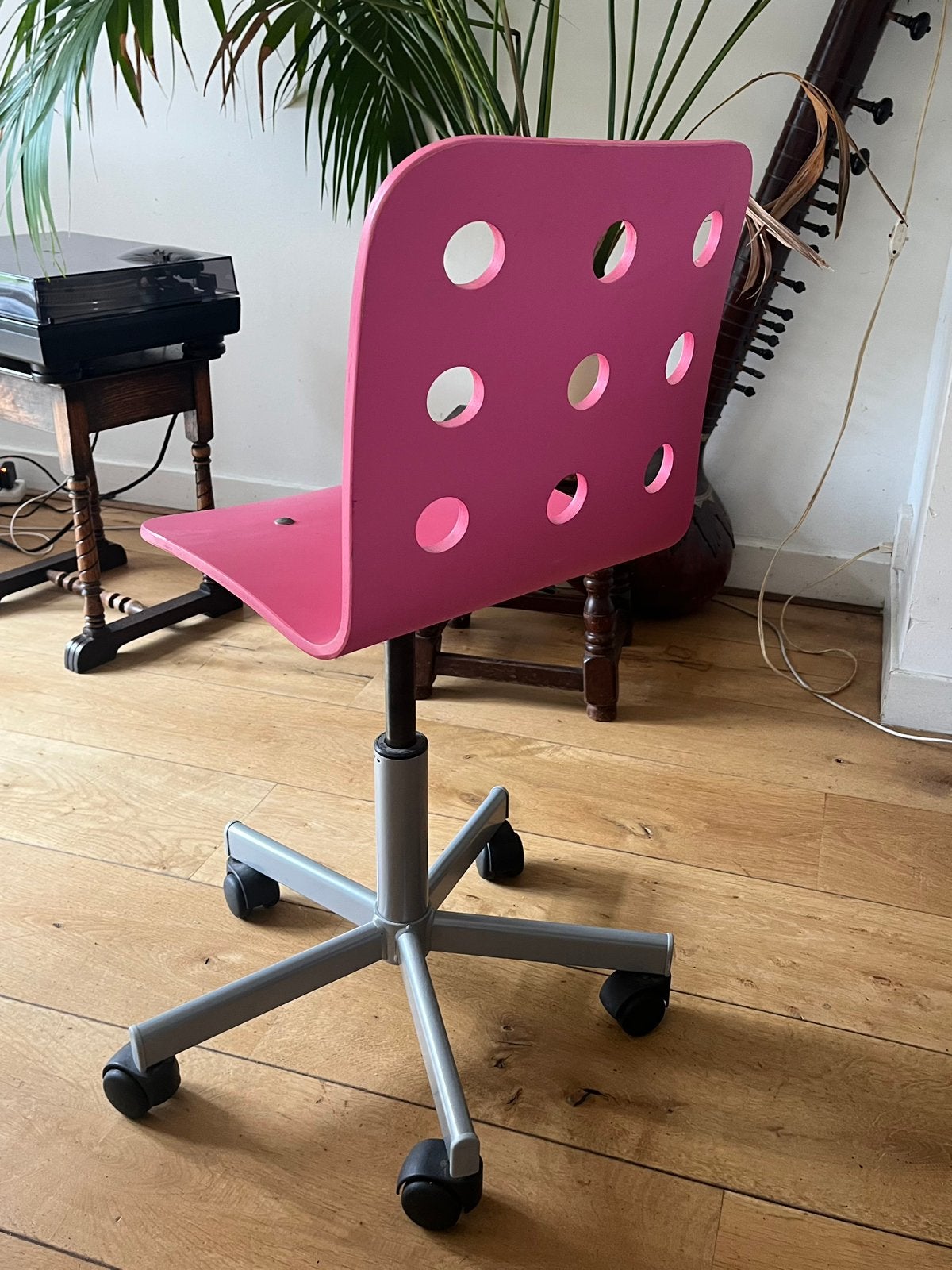 Roze kinderbureaustoel, Ophalen, Gebruikt, Roze, Bureaustoel