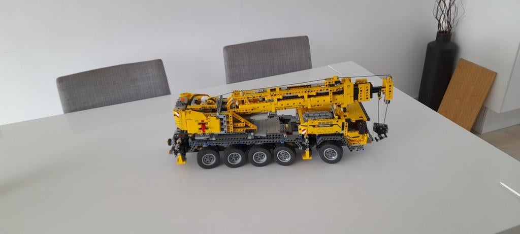 Technisch lego telescoop kraan, Ophalen, Gebruikt, Complete set, Lego