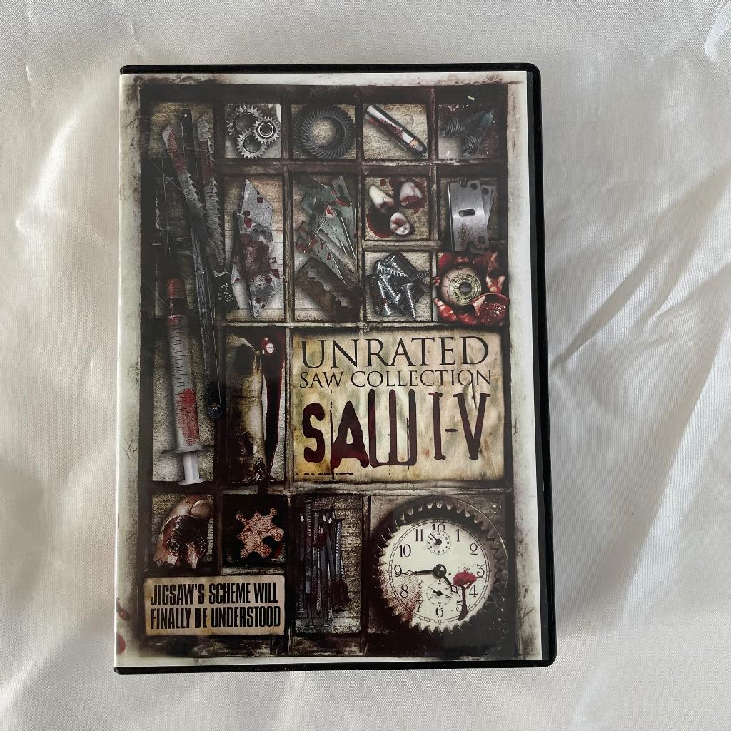 Saw Unrated Saw Collection 5 x Dvd disc, Vanaf 16 jaar, Slasher, Boxset, Ophalen of Verzenden