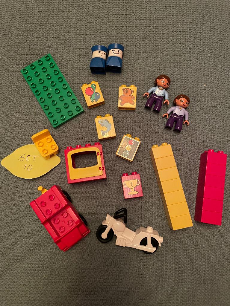 Lego Duplo Set 10 retro, Ophalen of Verzenden, Zo goed als nieuw, Losse stenen, Duplo