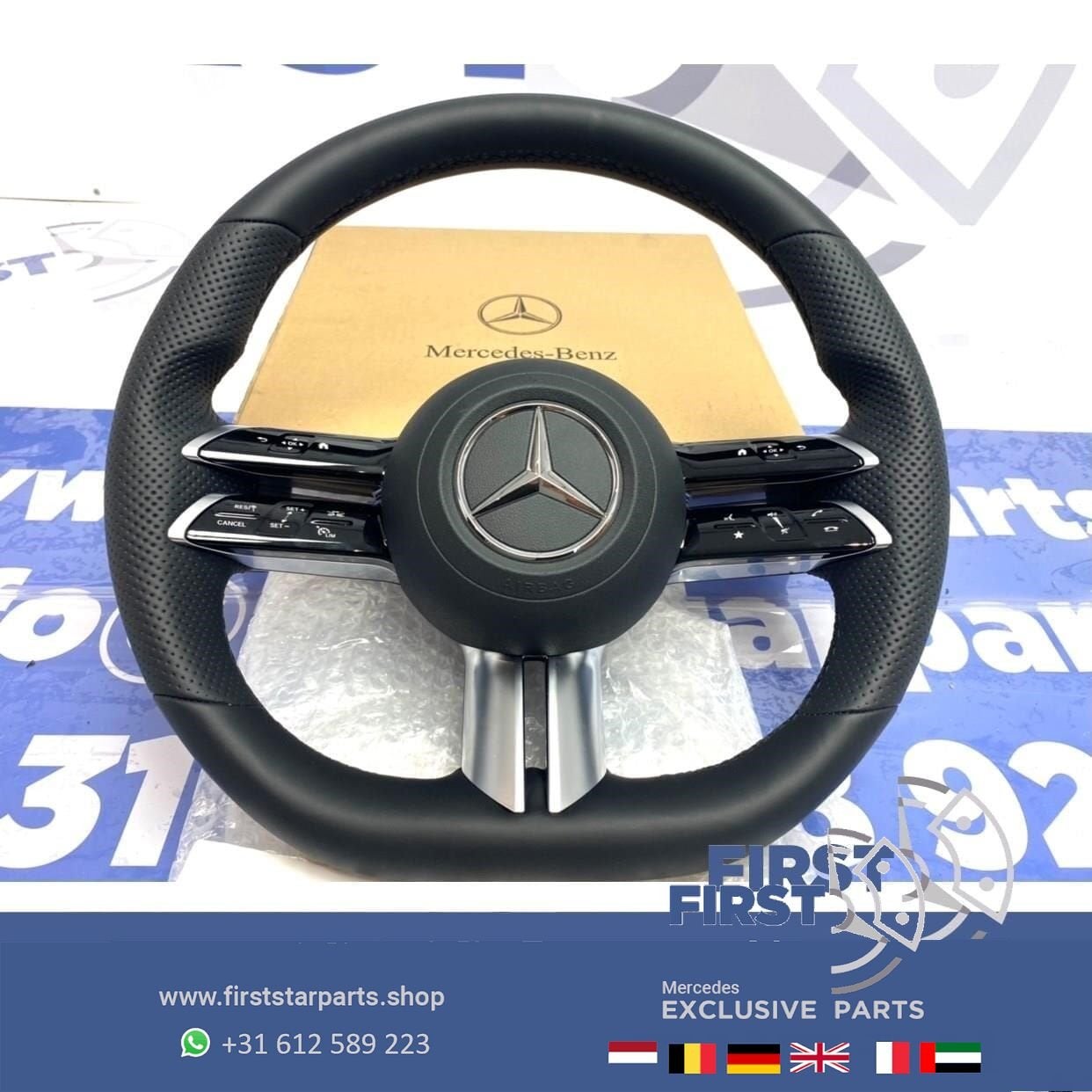 W213 AMG Stuur Origineel Mercedes E Klasse 2020-2023 a touch, Gebruikt, -, Ophalen of Verzenden, -