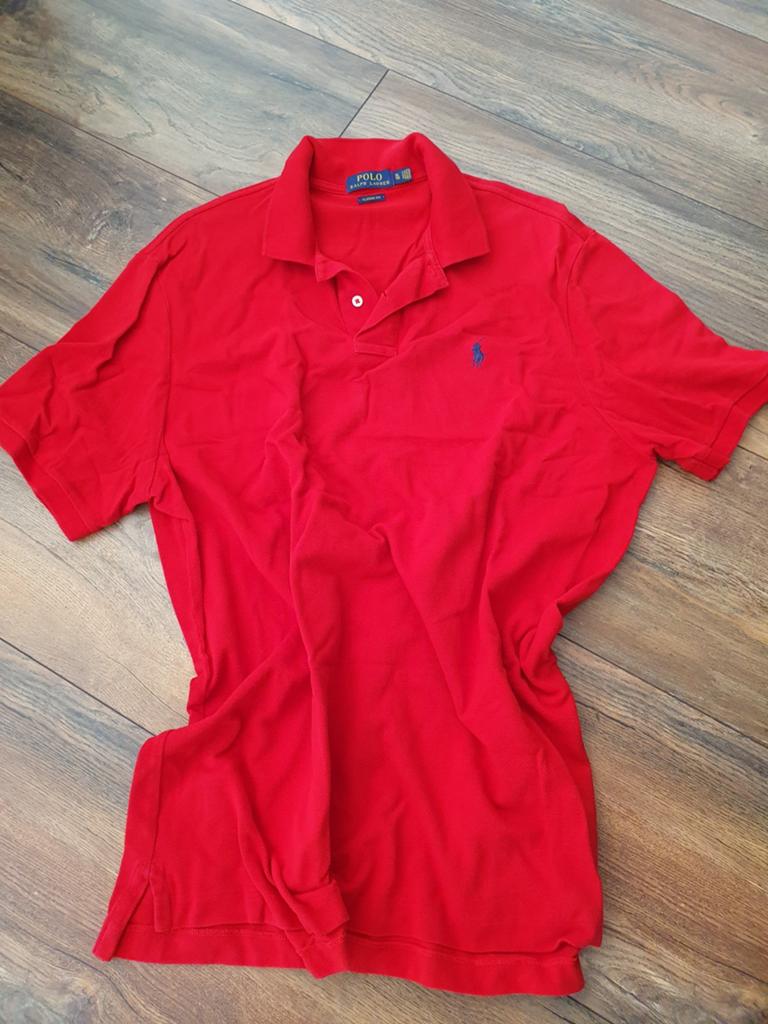 Rode Polo Ralph Lauren Classic Fit XL, Kleding | Heren, Polo's, Ralph Lauren, Maat 56/58 (XL), Ophalen of Verzenden, Zo goed als nieuw