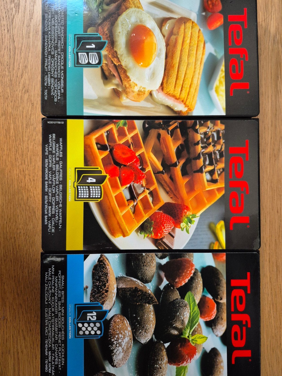 Drie platen Tefal Snack Collection, Overige typen, Verzenden, Zo goed als nieuw, Overige merken