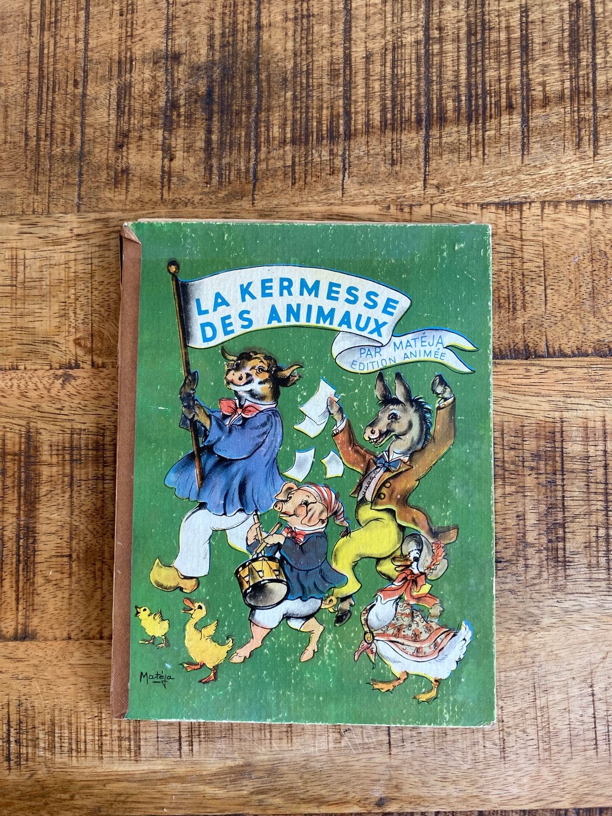 La Kermesse des Animaux - Geanimeerd Kinderboek, Boeken, Ophalen of Verzenden, Gelezen, Uitklap-, Voel- of Ontdekboek, 3 tot 4 jaar
