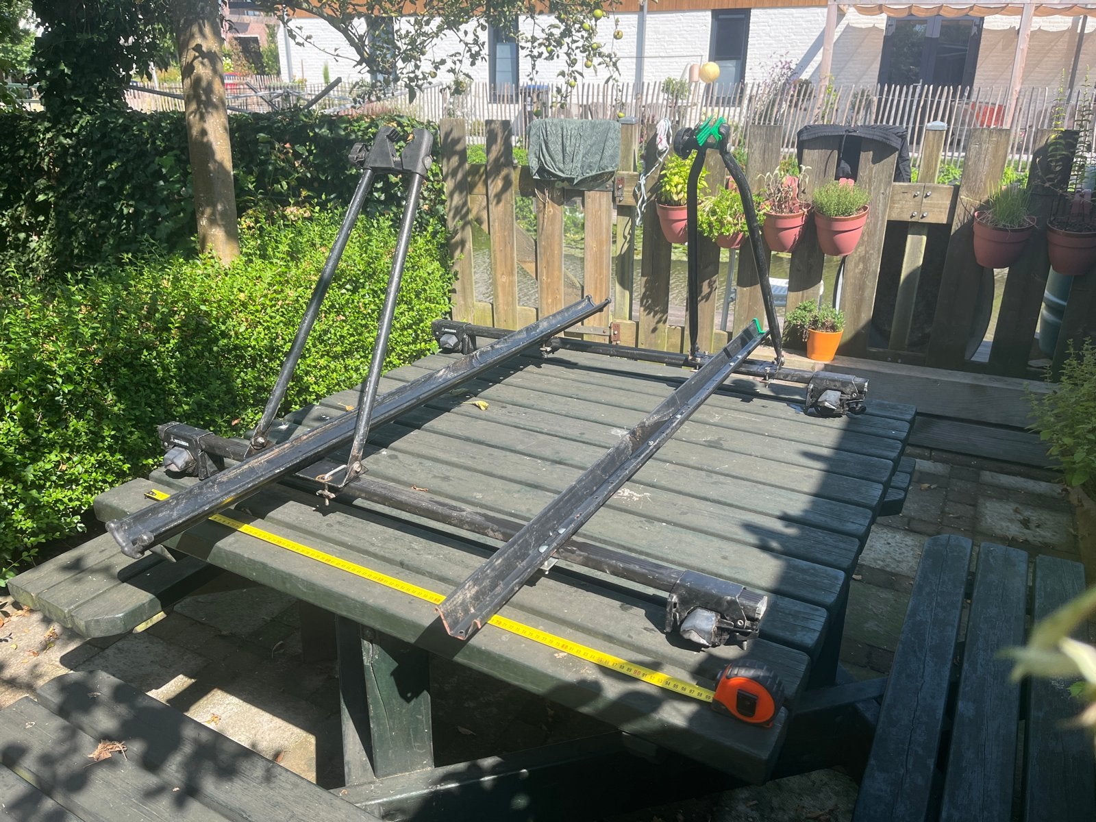 Fietsendrager voor op dakrails, Ophalen, Gebruikt, Dakdrager
