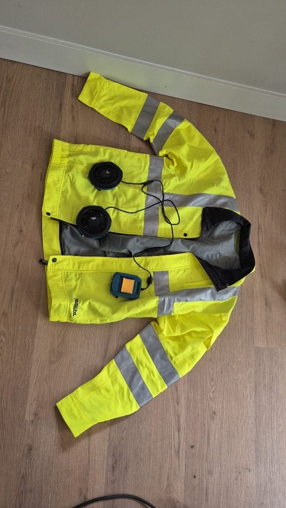 Makita DFJ214ZM Geventileerde veiligheidsjas maat M – Nieuw, Ophalen of Verzenden, Nieuw