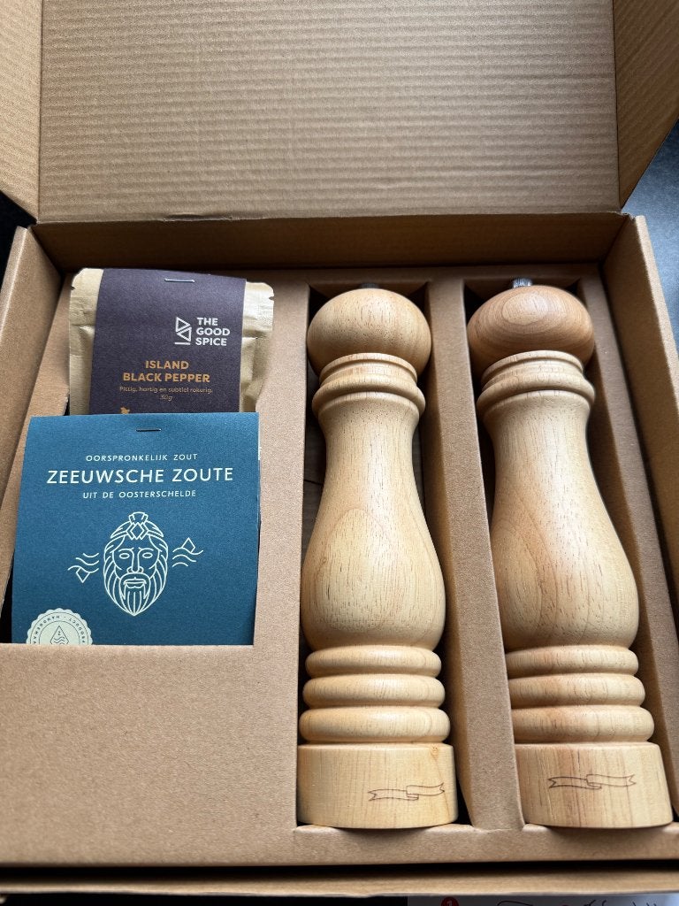 Postcodeloterij peper en zout stel nieuw, Antiek en Kunst, Ophalen of Verzenden