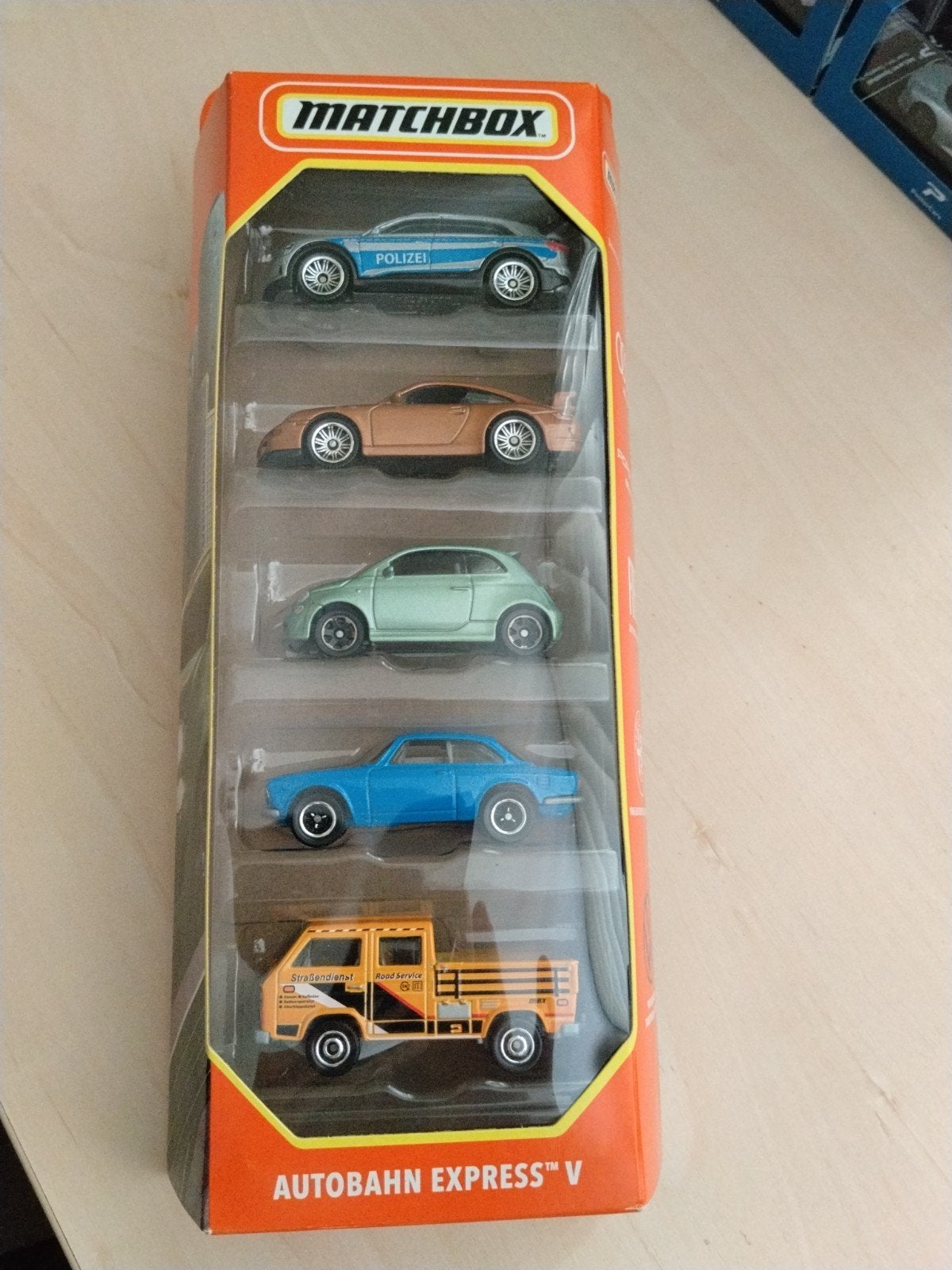 Matchbox 5-pack autobahn express 5 Porsche, Ophalen of Verzenden, Nieuw, Auto