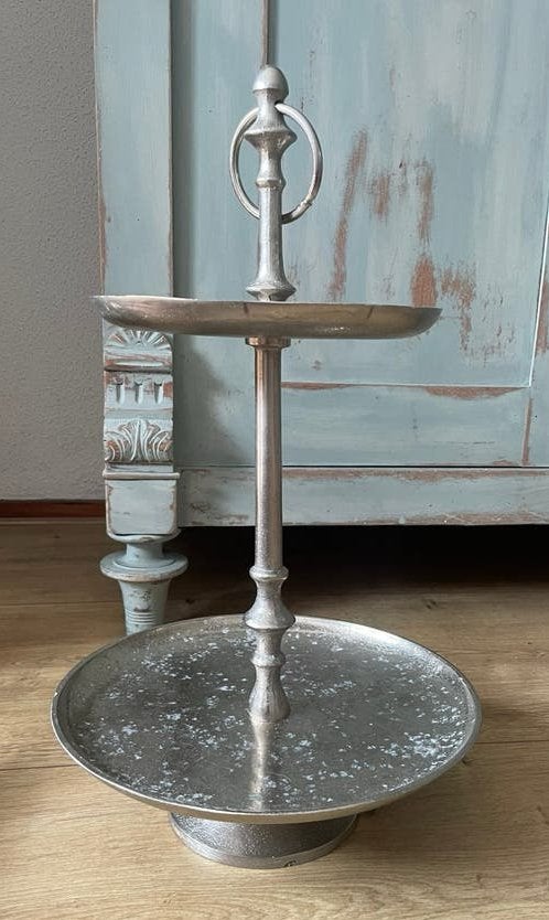 Prachtige metalen etagère, Ophalen of Verzenden, Zo goed als nieuw